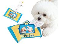Boîte à mouchoirs interactive pour chien - Jouet d'entraînement mental pour chiots et chiens de taille moyenne et grande - Compartiments cachés à friandises pour l'intérieur et l'extérieur - Salon