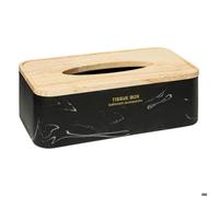 Boîte à Mouchoirs Déco "Léa" 25cm Noir