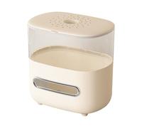 Boîte À Mouchoirs Moderne Avec Rangement Caché, Solution De Rangement À Dessus Plat, 19,3 X 13,5 X 20 Cm, Organisateur De Mouchoirs 2 En 1, Petite Couverture De Style Aquarium, Construction Transparen