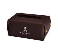 Boite a Mouchoirs Moderne Decorative Mouchoirs Boite de Soie Réutilisable pour Peugeot 3008 II Depuis 2016 Voiture, Boîte à mouchoirs Standard,A