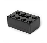 Boîte à mouchoirs multifonction avec design créatif, solution de rangement efficace pour mouchoirs dans la salle de bain et le bureau (noir)