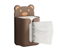 Boîte à mouchoirs murale, boîte de rangement pour lingettes de cuisine, sans perforation, grande boîte à mouchoirs à ouverture de type T, jolie et élégante boîte de rangement pour serviettes de visage