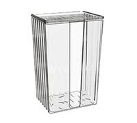 Boîte à Mouchoirs Murale, Matériau Acrylique Transparent, Pas Besoin de Perçage, Support de Lingettes Jetables Peu Encombrant pour Cuisine, Chambre à Coucher, Salle de Bain(Gris)