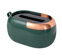 Boîte à mouchoirs murale moderne avec distributeur à ressort, support à large ouverture pour un changement rapide, organisateur de serviettes de bureau en PET durable comme article de décoration de