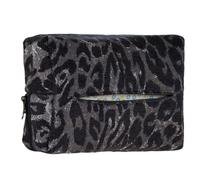 Boîte à mouchoirs - Pochette zippée à imprimé léopard, support pratique pour l'organisation du véhicule, garde les mouchoirs propres et accessibles, accessoire de voyage pour voiture, camion, SUV