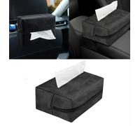 Boîte à Mouchoirs pour Fiat Panda dal 2003 al 2012, Porte-Serviettes en Suède Accoudoir Siège Organisateur de Rangement Intérieur Souple