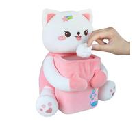 Boîte À Mouchoirs Pour Voiture,Accessoires Véhicule Peluche - Accoudoir Porte-Mouchoirs Chat Poubelle Auto,pour Console Centrale Camion SUV Intérieur Road Trip Voyage Bureau Appartement