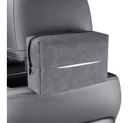 Boîte à mouchoirs pour Voiture - Ouverture à Fermeture éclair avec Bande élastique - Essentiels pour véhicules Utilitaires, caravanes, SUV, monospaces, monospaces, berlines Teksome