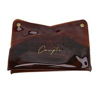 Boîte à Mouchoirs PVC Jaune, Rangement de Serviettes de Bureau pour Voiture et Maison - Design Moderne, Résistante à l'huile et à l'eau, Pratique pour Salon et Bureau (Café)