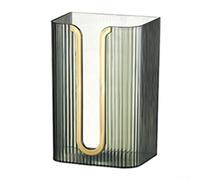 Boîte à mouchoirs qui allie fonctionnalité et style parfaitement adaptée aux salles de bains modernes sans perçage (vert)