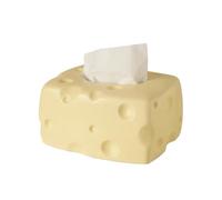 Boîte à mouchoirs rectangulaire en forme de fromage, idéale for le salon, la salle manger, chambre coucher ou comme organiseur rangement(Cheese tissue box (gray))
