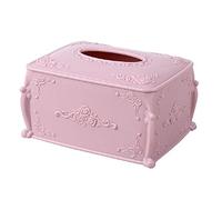 Boîte À Mouchoirs Rectangulaire Rose Sculpté Boîte Mouchoirs Organisateur Couverture Décor À La Maison Serviette Distributeur Porte-Mouchoirs Cas Conteneur Cuisine Stockage Boîte Mouchoirs-Petit Rose