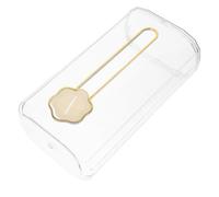 Boîte à Mouchoirs sans Perçage PET Murale en Silicone | Design Transparent, Bords Lisses et Aspect Sobre, pour Petites Salles de Bain et Surfaces Lisses