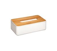 Atmosphera - Boîte à mouchoirs scandinave Baltik - Blanc Blanc