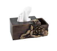 Boîte à mouchoirs Support de la boîte à mouchoirs, rangement avec télécommande, organisateur papier, serviette Housse pour distributeur