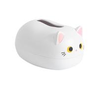Boîte à mouchoirs - Support de papier toilette résistant et durable avec joli motif de chat | Boîte de rangement de mouchoirs avec motif oreilles pour salle de bain, cuisine, bureau, boîte de