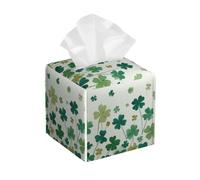 Boîte À Mouchoirs, Trèfle Printanier, Saint-Patrick, Trèfle Porte-Bonheur Élégant Boîte pour Mouchoirs Pratique Porte-Serviettes pour Chambre Maison Domicile