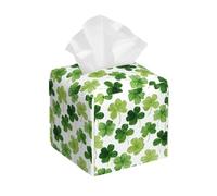 Boîte À Mouchoirs, Trèfles Porte-Bonheur De La Saint-Patrick, Trèfle Vert Décorative Cache-Boîte À Mouchoirs Durable Distributeur De Mouchoir pour Hôtel Salon Maison