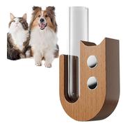 Boîte à moustaches pour chats - Aimant d'entretien - Récipient de rangement - Collecteur décoratif de souvenirs pour animaux de compagnie - Réfrigérateur de cheveux semblable à un chat, support de
