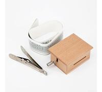 Boîte à musique à manivelle en bois avec perforateur et rubans en papier pour mélodies - Pour les amateurs de musique, décoration d'intérieur