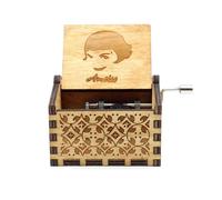 Boîte À Musique À Manivelle En Bois,Queen 208.Assic Park,Happy Halloween,Pirates Of The Carib,Anniversaire,Noël,Nouvel An,Cadeau - Type A016