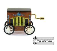 Boîte À Musique À Manivelle En Forme D'orgue De Barbarie - Lutece Creations - The Entertainer - 18 Notes
