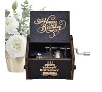 Boîte à Musique « Anniversaire », Instrument sculpté à la Main, boîte à Musique Vintage pour la Famille, Les Amoureux, Les collègues, Les Amis