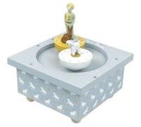 Boite à musique avec 2 figurines Trousselier Le petit prince Dancing Bleu ciel Bleu G