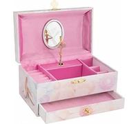 Gollnest & Kiesel Boîte à musique Ballerine – boîte à bijoux 19 cm rose – Le Lac des Cygnes
