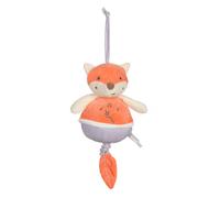 Boîte à musique bamboo - renard - 26 cm orange TU
