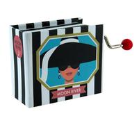 Boîte à Musique/boîte Musicale à manivelle en Carton en Forme de Livre avec mécanisme Musical de 18 Notes (réf: 1603) - Moon River (Henry Mancini)