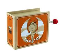 Boîte à Musique/boîte Musicale à manivelle en Carton en Forme de Livre avec mécanisme Musical de 18 Notes (Réf: 1529) - Imagine (J. Lennon)
