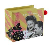 Lutèce Créations Boîte à Musique/boîte Musicale à manivelle en Carton en Forme de Livre avec mécanisme Musical de 18 Notes (Réf: 1496) - La Vie en Rose (Louiguy/Edith Piaf)