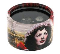 Boîte à Musique/boîte Musicale Presse-papiers en Carton décoré sur Le thème d'Edith Piaf avec mécanisme Musical à Ressort de 18 Notes: La Vie en Rose (Louiguy/Edith Piaf)