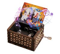 Boîte à musique classique - Boîte à musique en bois pour | Boîte à musique vintage à la main - Boîte à musique classique gravée pour , Noël, anniversaire,