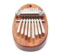 Boîte à musique compacte en bois à 8 touches compatible avec mini piano à pouce Kalimba pour débutants et amateurs