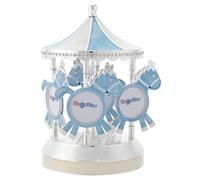Boîte à musique de Bagutta. Carrousel avec 17 x 24 Bleu clair. La référence est: B 4223 A