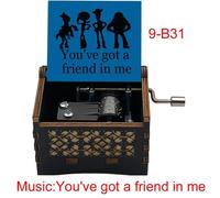 Boîte À Musique De Dessin You've Got A Friend In Me,Jouet Décoratif Pour Chambre D'enfant,Cadeaux De Vacances - Type 9-B31