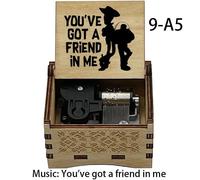 Boîte À Musique De Dessin You've Got A Friend In Me,Jouet Décoratif Pour Chambre D'enfant,Cadeaux De Vacances - Type 9-A5