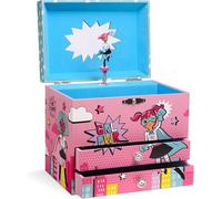 - Boîte À Musique De Rangement De Bijoux Pour Fille, Licorne À Paillettes, Avec 2 Tiroirs De Rangement - Mélodie Le The Beautiful Dreamer