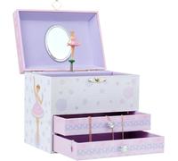 - Boîte À Musique De Rangement De Bijoux Pour Fille, Licorne À Paillettes, Avec 2 Tiroirs De Rangement - Mélodie Le The Beautiful Dreamer