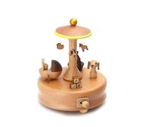Boîte à musique - Décoration de ballet en forme de château mécanique | Mélodie en bois à collectionner, trésor décoratif de bureau | Charmante solution cadeau pour Noël, anniversaire