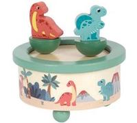 Small Foot Design Boîte à musique Dino en bois FSC® 100% Orange G