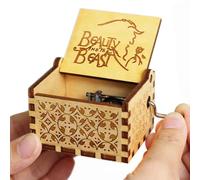 Boîte À Musique En Bois Avec Figurines D',Pirates Des Carib,Davy Jones,Jack Rotterdam,Cadeau D'anniversaire Créatif,Cadeau De Noël - Type Beauty And Beast #D