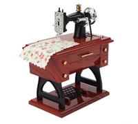 Boîte à musique en bois avec manivelle Style vintage Grande taille | Mécanisme à manivelle, chaud pour la lecture de la mélodie, évoque de bons souvenirs, tranquille, style vintage