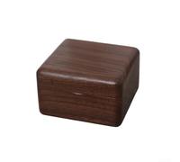Boîte à musique en bois faite à la main, accessoire de bureau unique pour améliorer l'atmosphère de votre espace de vie (marron)