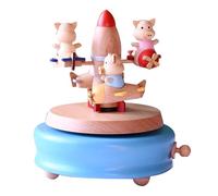 Boîte à musique en bois, petite boîte à musique - l'excellente artisanat de la boîte de musique améliorera encore votre cadeau. Sa mélodie amusante est une fête d'anniversaire, une boîte de musique Br