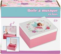 Boîte à musique en bois rose TU