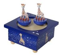 Boîte à Musique en Bois Sophie la Girafe Bleu Nuit G