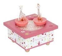 Boîte à musique en bois Sophie la Girafe Trousselier Rose E